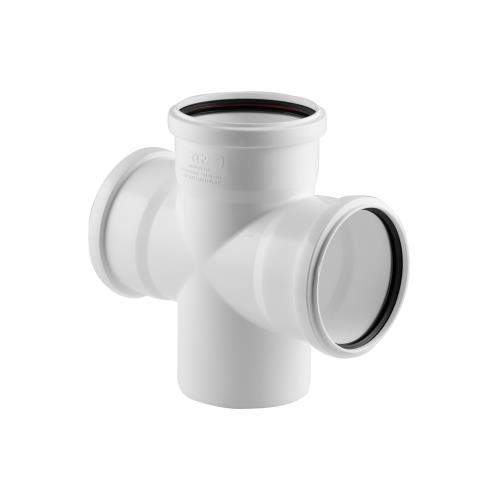 Крестовина ELITE одноплоскостная  МК МПП 110/110/110х87°, короб,белый, РТП