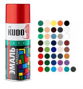 Эмаль аэрозольная KUDO. универсальная, слоновая кость, 520мл
