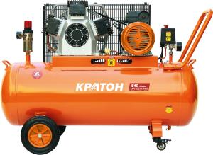 Компрессор с ременной передачей безмасляный Кратон AC-510-100-BDW