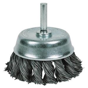 Щетка для дрели чашечная усиленная Кратон O75 мм