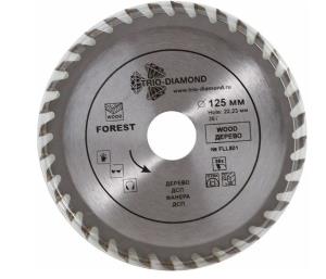 Диск пильный по дереву TRIO-DIAMOND серия Forest 125*22,23*36Т