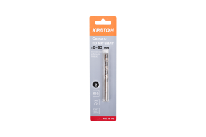 Сверло по металлу Кратон легированное кобальтом Р6М5К5 Ø6,0 х 93 мм