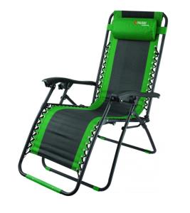 Кресло-шезлонг складное PALISAD Camping 160х63.5х109 см, нагрузка 100 кг