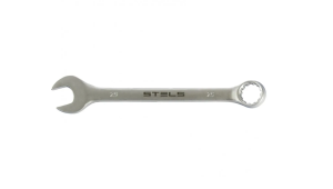 Ключ STELS комбинированный, 28 мм, CrV, матовый хром