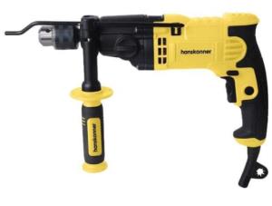 Дрель ударная Hanskonner HID21100DS, 1000 Вт, 2 скорости, 0-1100/3000 об., кабель 4 м.