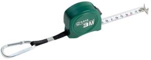 Рулетка Sata 3 м с двойной шкалой  и  карабином