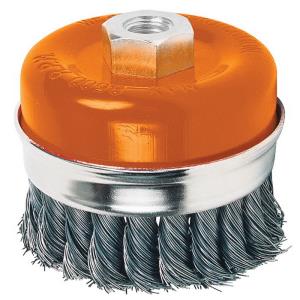 Щетка для УШМ чашечная усиленная Кратон O80 мм M14