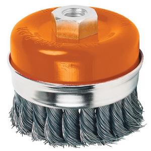 Щетка для УШМ чашечная усиленная Кратон O100 мм M14