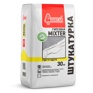 Штукатурка гипсово-цементная Старатели Mixter влагостойкая 30 кг
