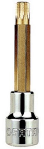 Головка торцевая Sata 1/2" со вставкой Spline M-5 100мм, S25801