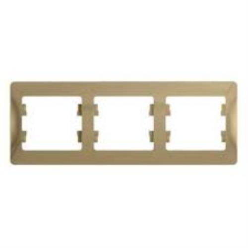 Рамка GLOSSA 3-постовая, ТИТАН