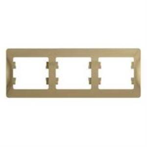 Рамка GLOSSA 3-постовая, ТИТАН