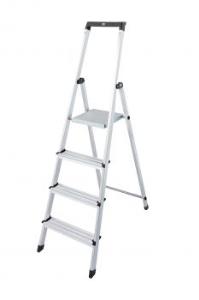 Стремянка алюминиевая KRAUSE SOLIDY, 4 ступени