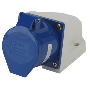 Розетка стационарная наружная 123 2Р+РЕ 32А 220В IP44 ЭРА