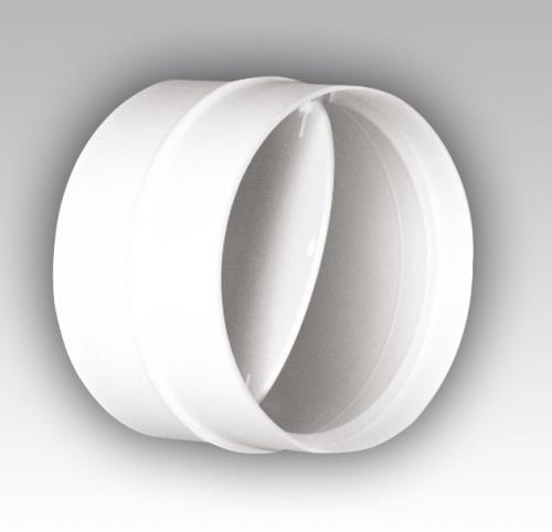 Соединитель с обратным клапаном пластик D125 ЭРА