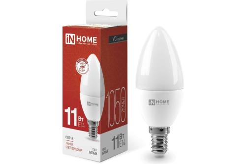 Лампа светодиодная LED-СВЕЧА-VC 11Вт 230В Е14 4000К 1050Лм IN HOME