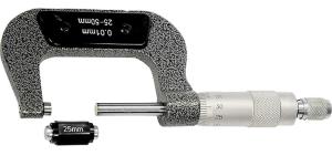 Микрометр MATRIX, механ, 0-25мм, шаг 0,01мм