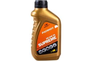 Масло моторное PATRIOT SUPREME HD SAE 30 минеральное 4Т, 0.592 л.