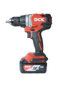 Дрель-шуруповерт аккум бесщеточная DCK KDJZ06-13, 18В, 2*4А/ч, 120нм кейс