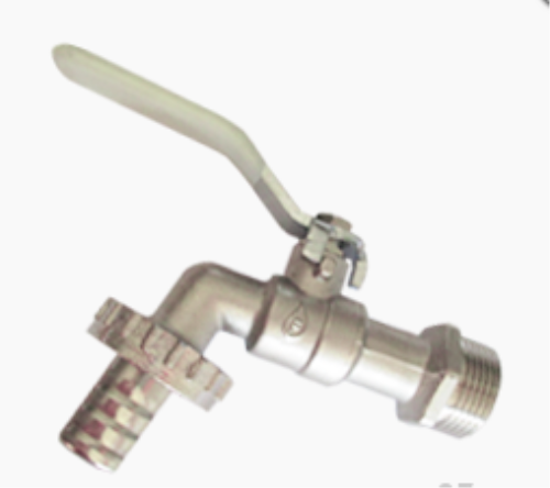 Кран шаровой водоразборный FERAT Standard M (НР) 1/2", со штуцером, ручка