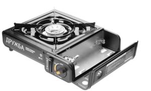 Плита газовая TOURIST ДРУЖБА портативная, пьезоподжиг, кейс