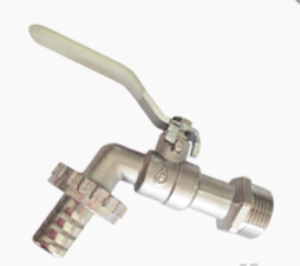 Кран шаровой водоразборный FERAT Standard M (НР) 3/4", со штуцером, ручка