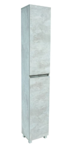 Пенал VIMARK напольный 350х2000 ТЕРА (БЕТОН),две двери