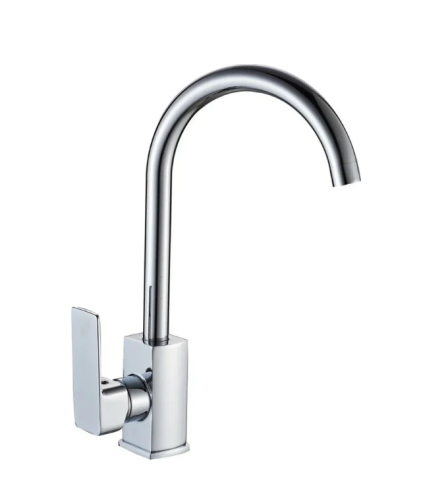 Смеситель GOTA ROCIO G012310 Vigo д/кухни с высоким изливом, креп. гайка, латунный сердечник