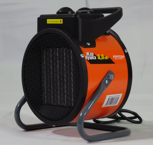 Пушка тепловая электрическая Кратон Жар-пушка ЕК 3-320