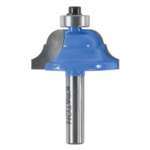 Фреза кромочная калевочная Кратон Ø46,0х19,0 мм R6,3/7,9 мм, хв. 8 мм