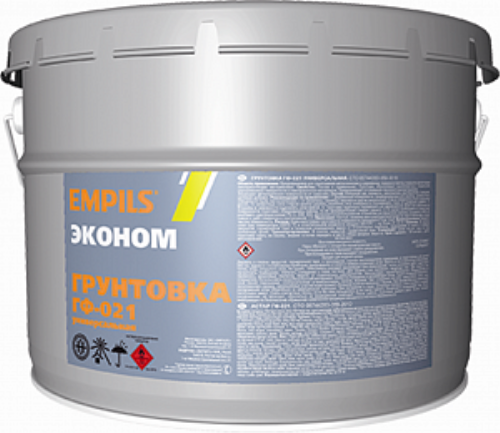 Грунт ГФ-021 Empils Эконом, серый, 20кг
