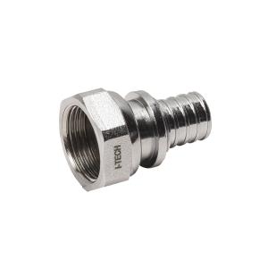 Муфта аксиальная I-TECH с накидной гайкой, 20х3/4"(ВР), латунь хром