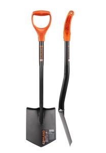 Лопата автомобильная ЦИ Finland, сварная, метал черенок, 90см