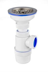 Сифон "Элит" с нерж чашкой Ø112 мм (3½"- Ø40)