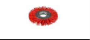 Щетка дисковая для УШМ (нейлон с абразивом) Кратон O125 х 22,2 мм