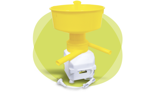 Электросепаратор-сливкоотделитель Фермер ЭС-02  (60л\час, 0.08кВт, регулировка оборотов) 3кг