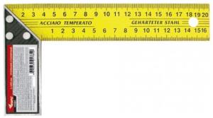 Угольник FIT Курск, столярный, желт, 200мм