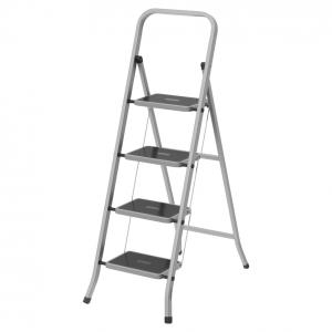 Стремянка стальная СИБРТЕХ с полимерным покрытием, 4 ступени