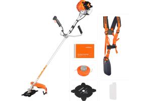 Триммер бензиновый PATRIOT PT 4555ES Country, 1840 Вт, нож, леска, состоит из 2 частей