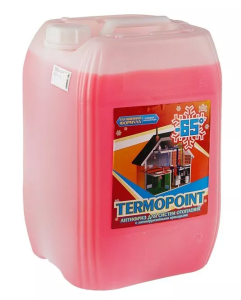 Теплоноситель Termopoint 65, 10 кг (красный. этиленгликоль. закрыт. система)