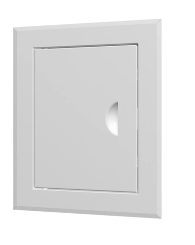 Люк дверца ревизионная 260х260 с фланцем 200х200 с ручкой стальная ЭРА