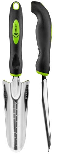 Совок посадочный ЦИ 0456-2 двухкомп. ручка, нерж.покрытие, шкала, узкий