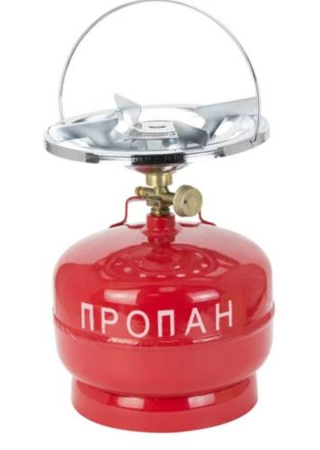 Плита газовая (Таганок) NOVOGAZ Дачник, с баллоном 5 л.