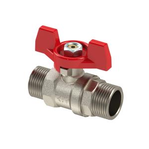 Кран шаровой RTP (НР-НР) 3/4", ручка бабочка, PN25