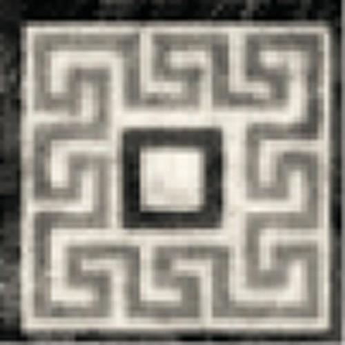 Плитка керам 4*4 TOZ.LEVIGATI GRECA WHITE/BLACK