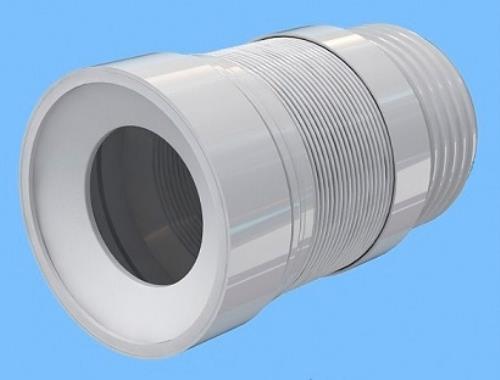 Слив для унитаза Ани гофриованный, выпуск 110мм, L 200-360 мм