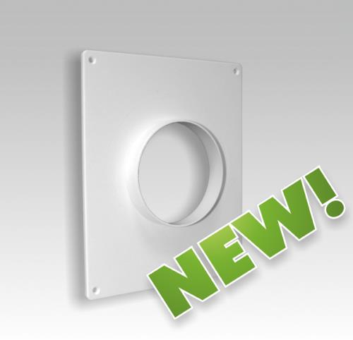 Площадка торцевая пластиковая 205х240 фланец D100 ЭРА