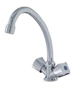 Смеситель для кухни ЭКОНОМ 400, двухвентильный, гайка