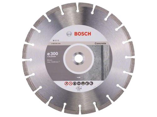Диск алмазный BOSCH, 300x22,23мм, PF Concrete, бетон