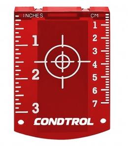 Мишень магнитная для лазерного нивелира (красная)